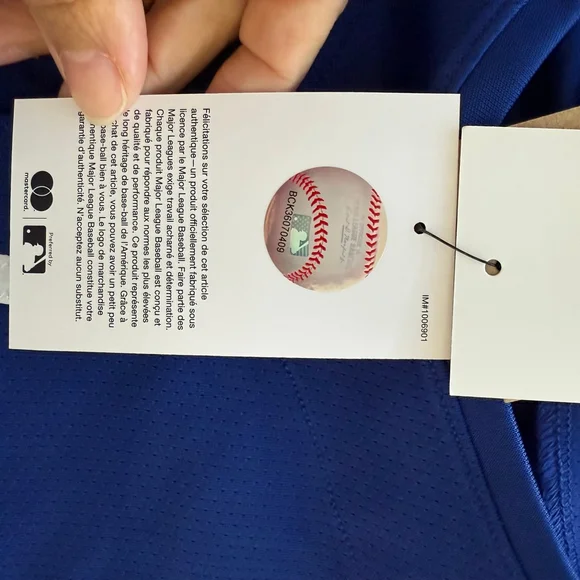 Men's Nike Blue Dodgers Betts 50 Jersey L - Picture 8 of 13